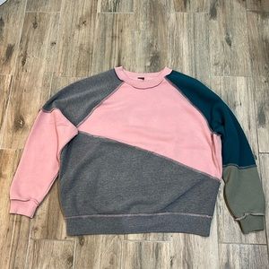 Wild Fable Color Block Women’s Sweatshirt Size Small